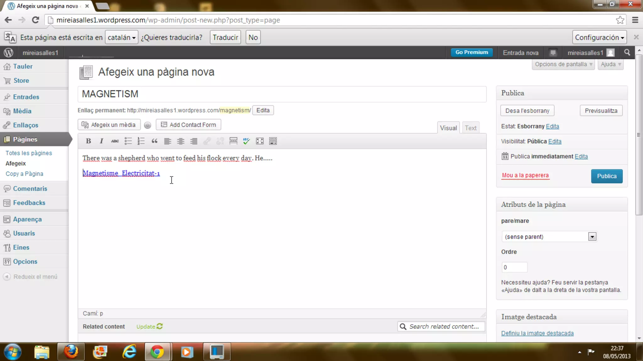 2. how to add a new page in wordpress...