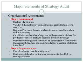 2 hr audit--strategy