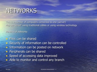 Business Information & ICT - ICT In Business | PPT