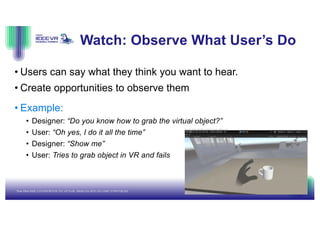 IEEE VR 2026 Course on Interaction Design for XR - Lecture 2: Defining ...