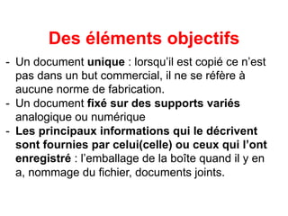Formation Ina Expert 14 2 La Chaine Documentaire Du Document Son