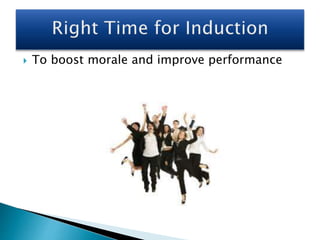  To boost morale and improve performance
 