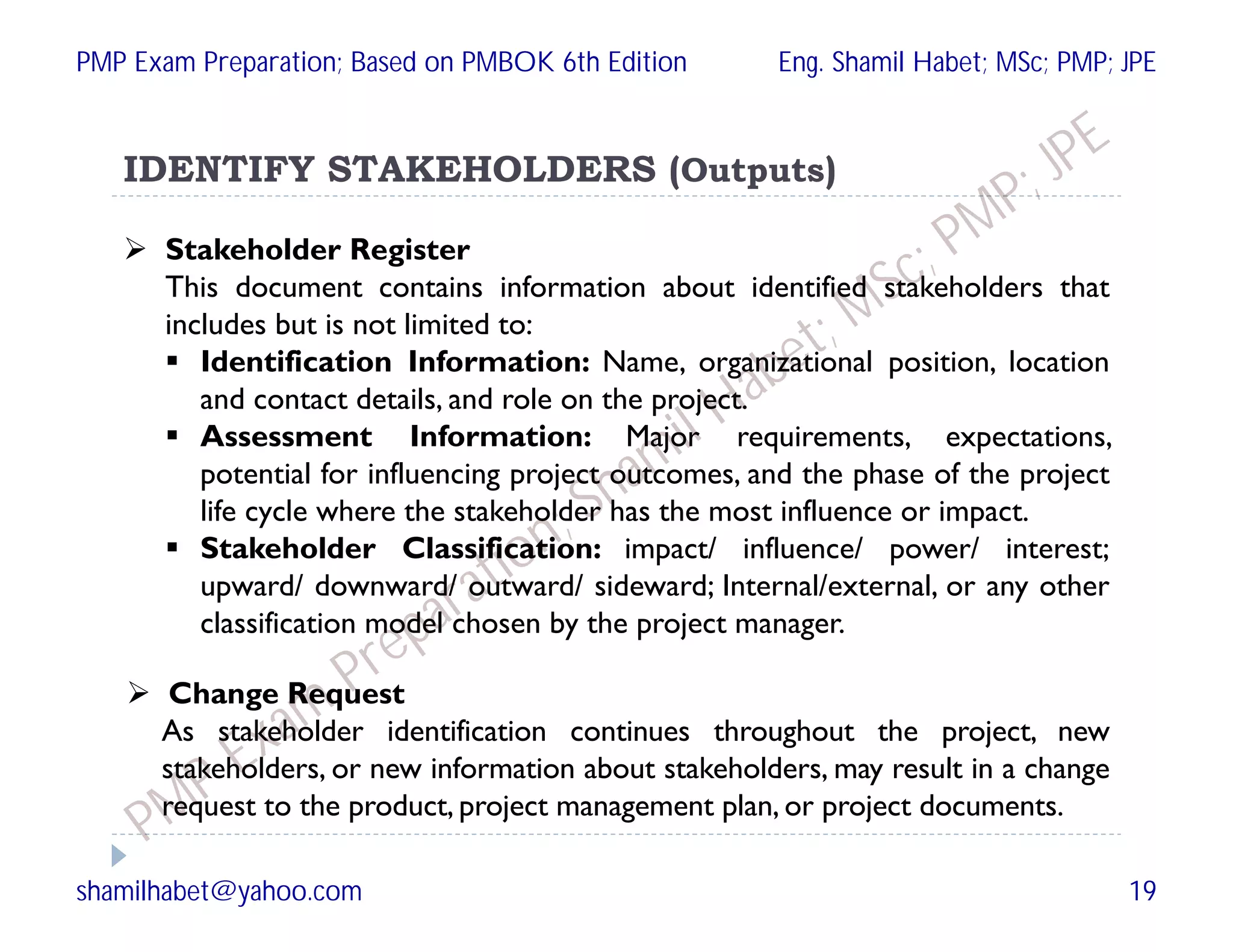 PMP Chapter 2 of 6 Initiating Process Group (2- Processes) (Based on ...