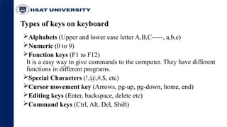 Introduction to Computer - Input Devices | PPTX