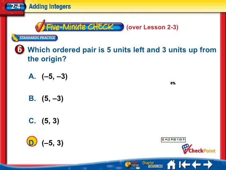 6th grade 2 integers 75 100 simplest form