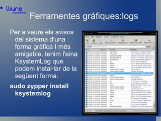 lspci:  Genera un llistat de tots els dispositius PCI de l'equip.  