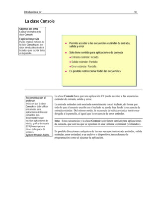 2. Introduccion A C#