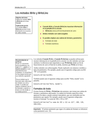 2. Introduccion A C#