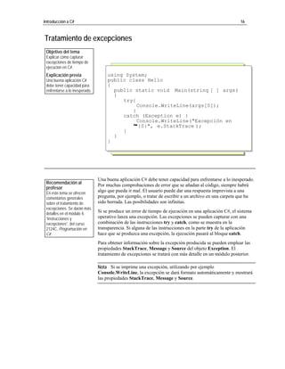 2. Introduccion A C#