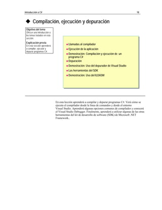 2. Introduccion A C#