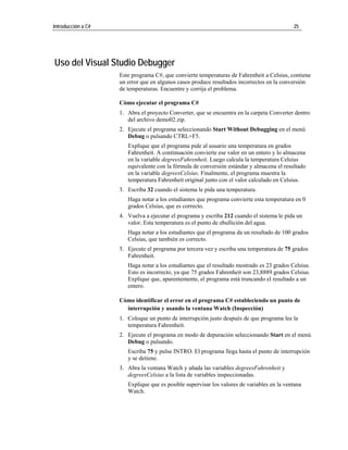 2. Introduccion A C#