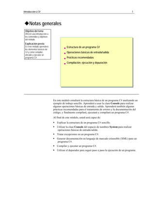 2. Introduccion A C#