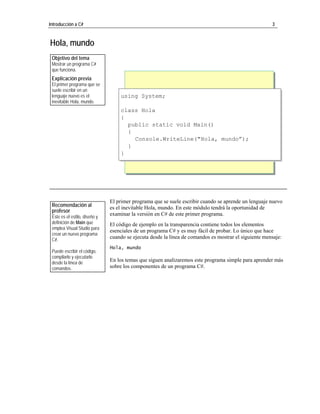 2. Introduccion A C#