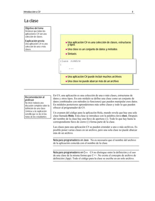 2. Introduccion A C#