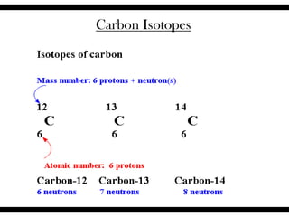 Carbon Isotopes
 
