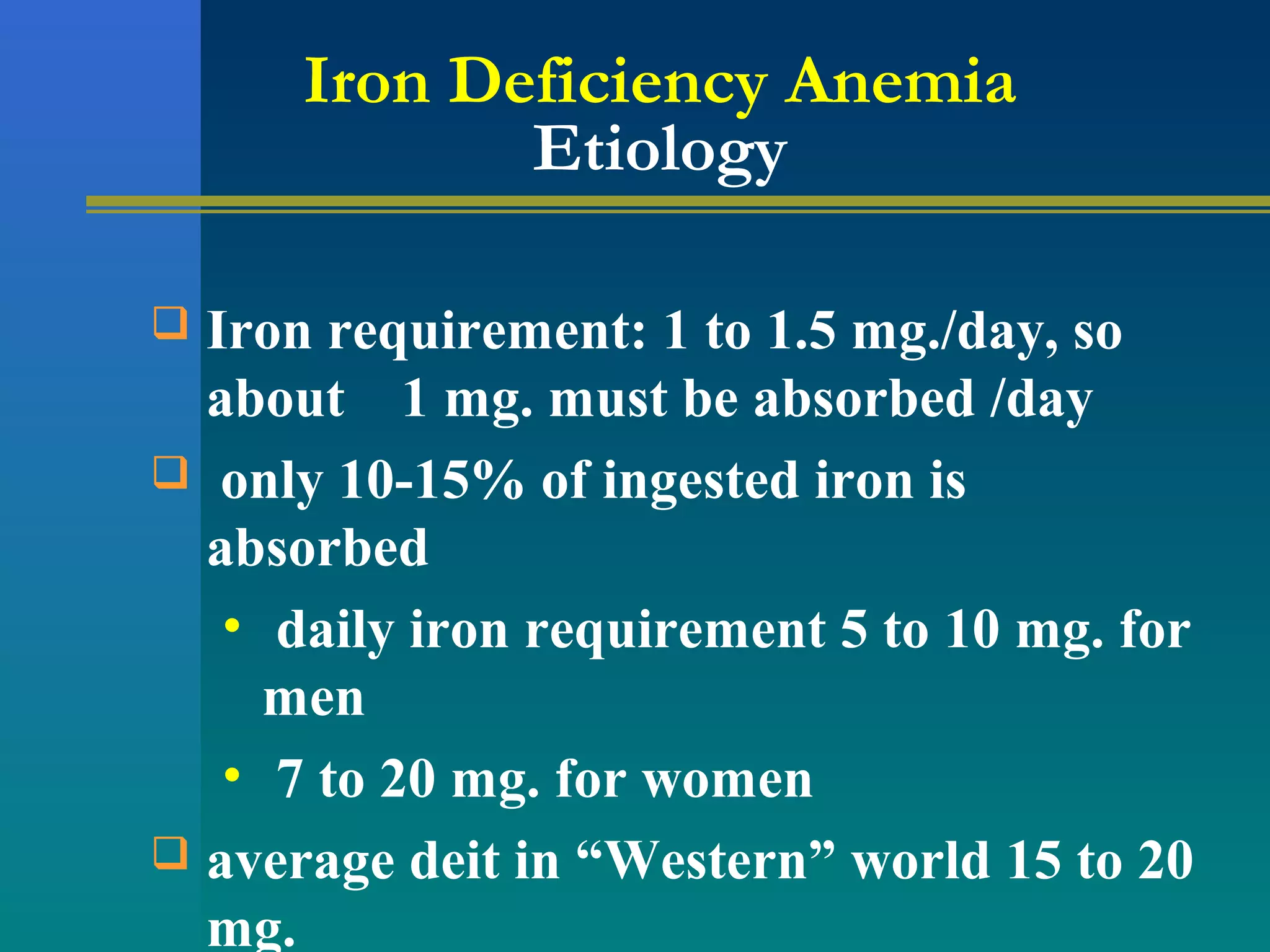 2..iron deficiency of anemia.2 | PPT
