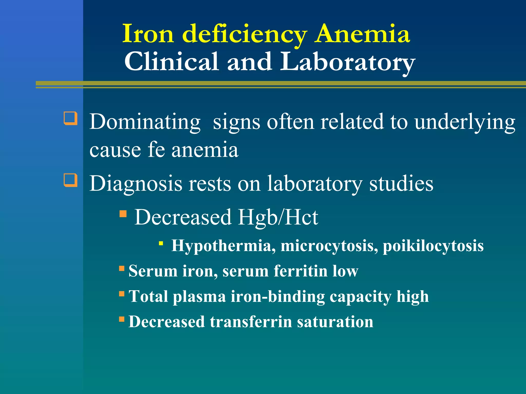 2..iron deficiency of anemia.2