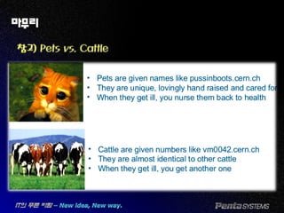 마무리
참고) Pets vs. Cattle
 