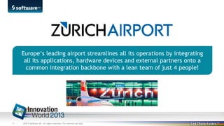 Europe‘s leading airport streamlines all its operations by integrating
all its applications, hardware devices and external...