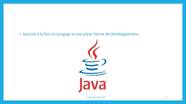 2 - java : caractéristiques de java