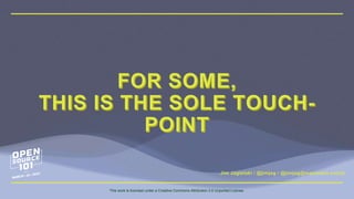 Jim Jagielski / @jimjag / @jimjag@mastodon.social
This work is licensed under a Creative Commons Attribution 3.0 Unported License.
 