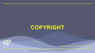 Jim Jagielski / @jimjag / @jimjag@mastodon.social
This work is licensed under a Creative Commons Attribution 3.0 Unported License.
 