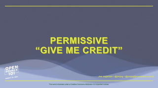 Jim Jagielski / @jimjag / @jimjag@mastodon.social
This work is licensed under a Creative Commons Attribution 3.0 Unported License.
 