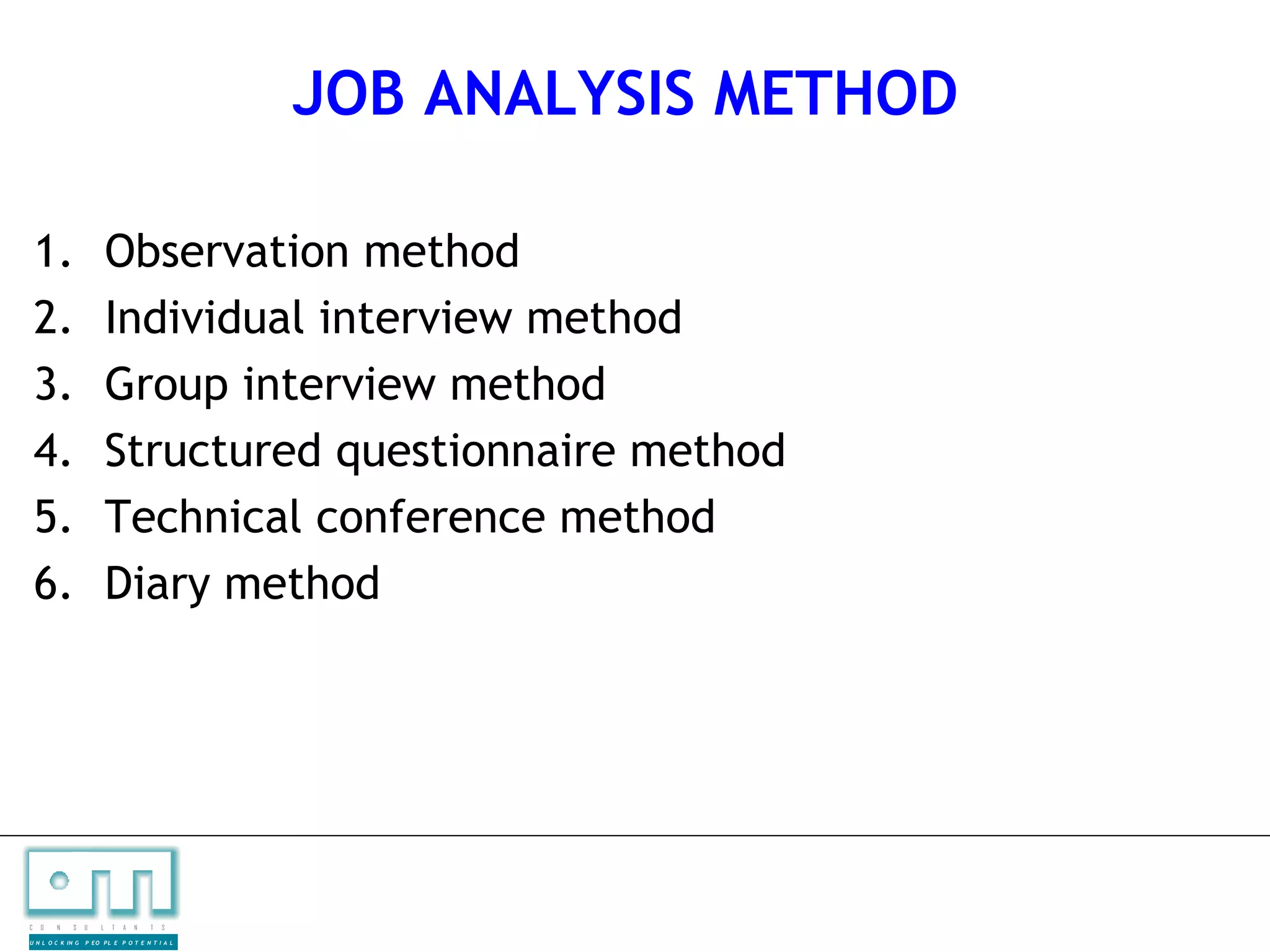 2 job analysis & design | PPT