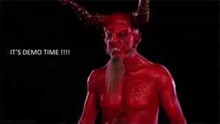 JSON
IT’S DEMO TIME !!!!
 