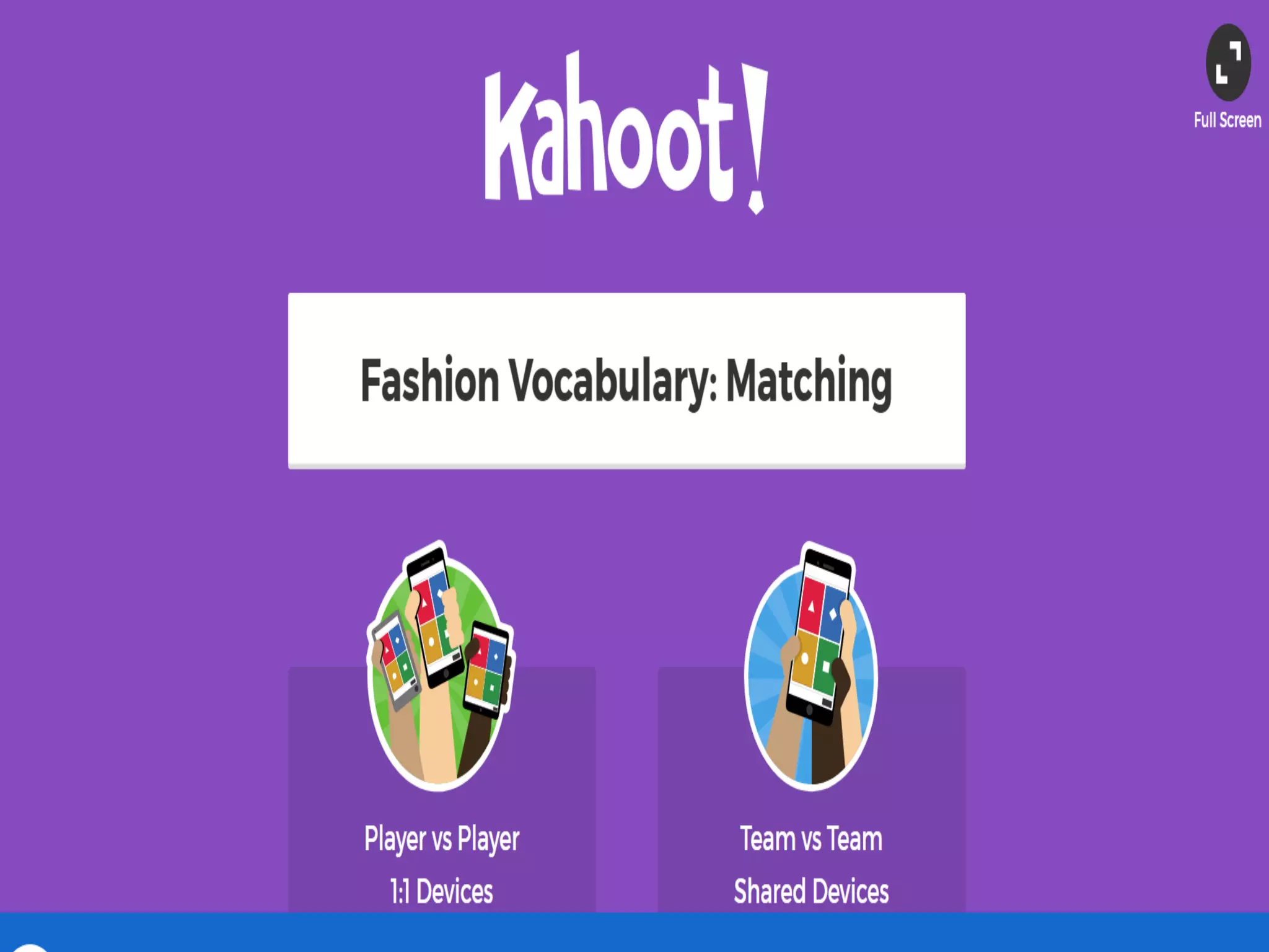 Kahoot - fashion vocabulary | PDF
