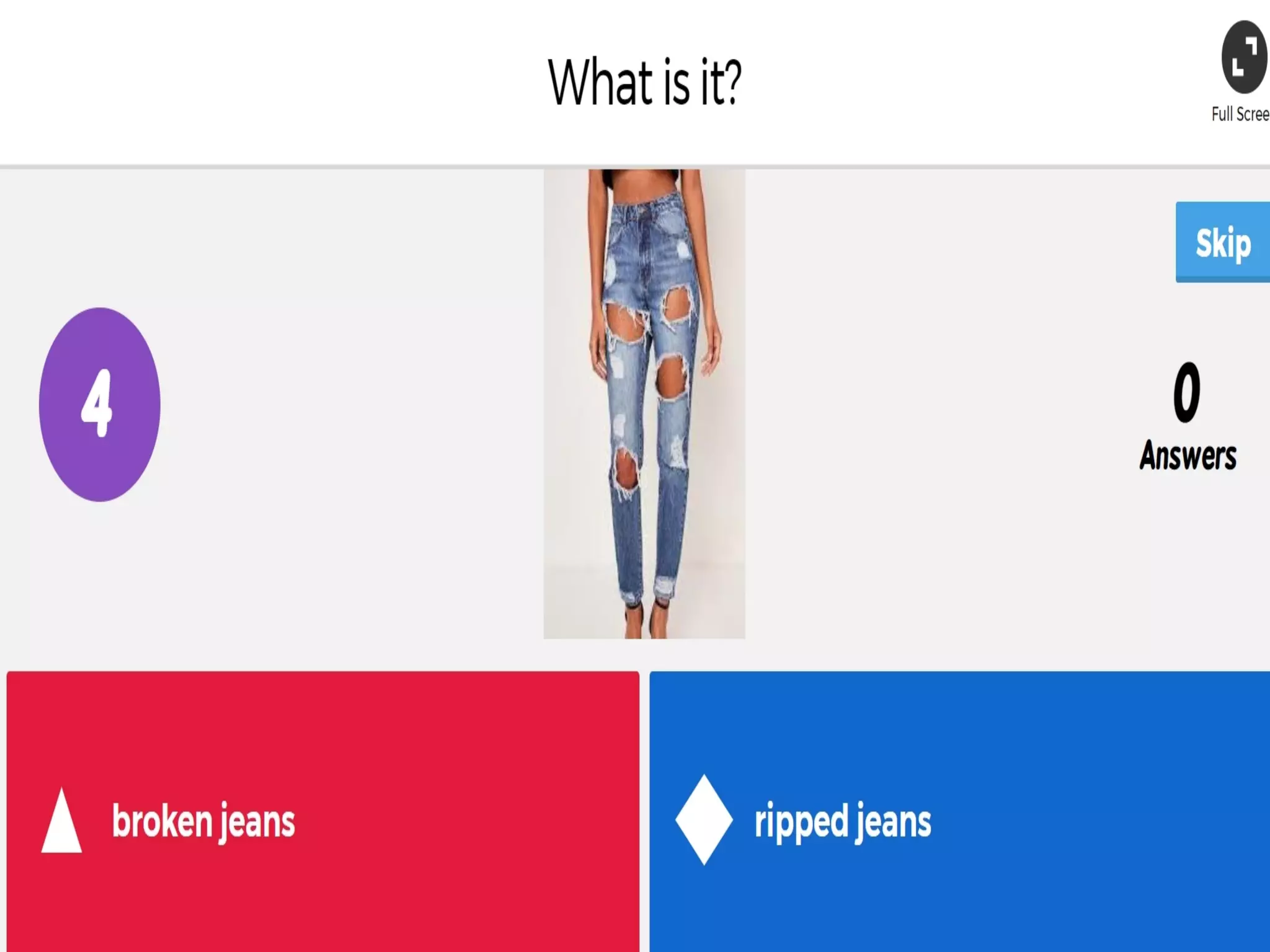 Kahoot - fashion vocabulary | PDF