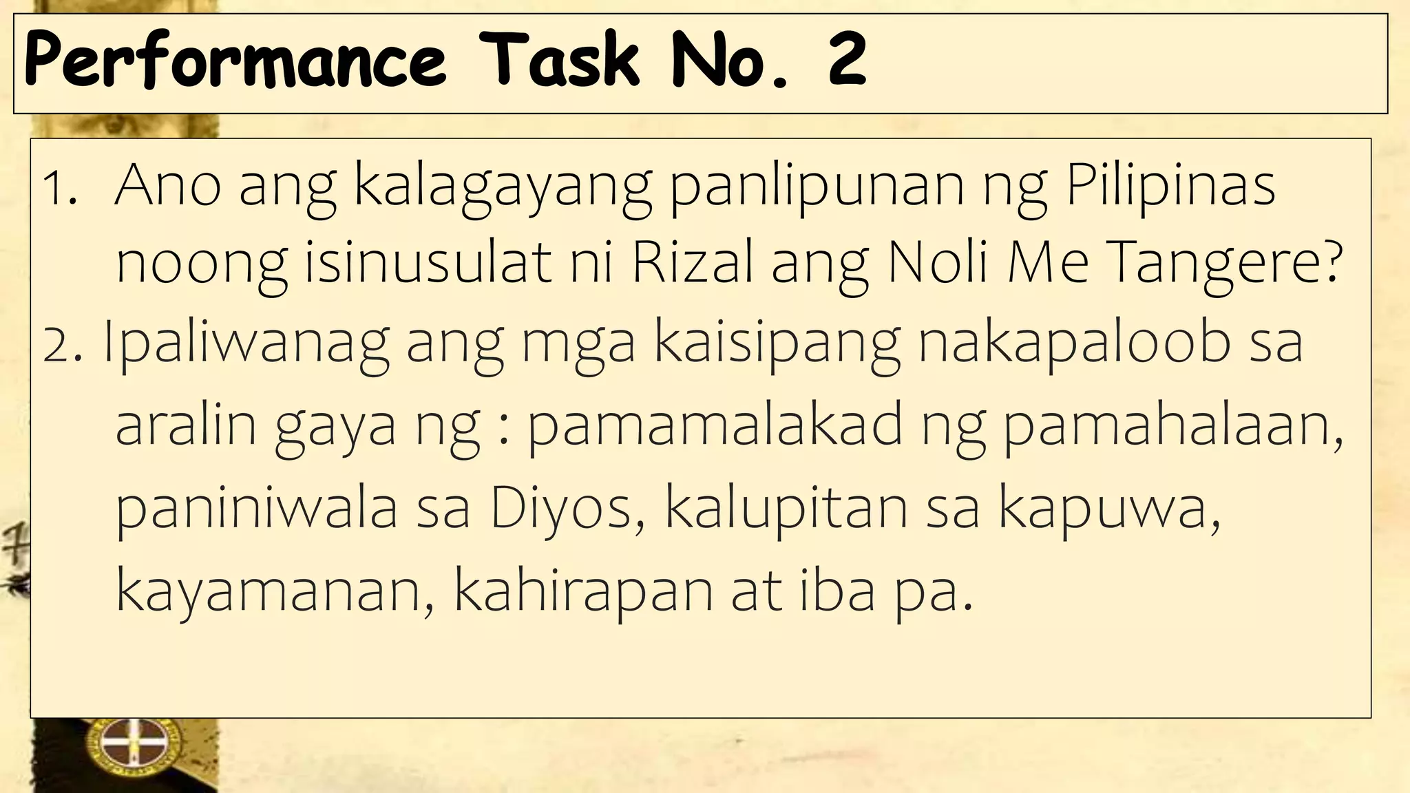 2-KALIGIRANG KASAYSAYAN -NOLI ME TANGERE.pptx