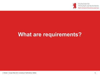 Key Issues for Requirements Engineering (lecture slides)
