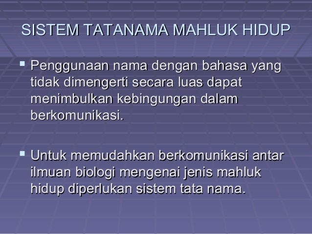 2. klasifikasi mahluk hidup