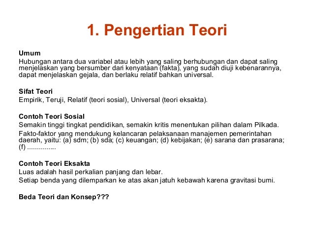 Konsep pemerintahan