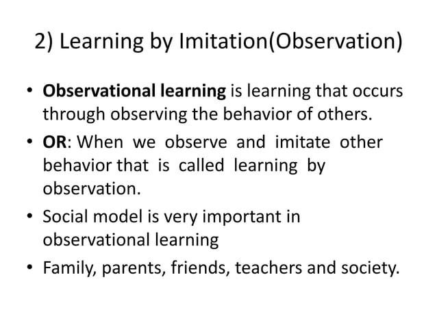 learning and their types | PPT