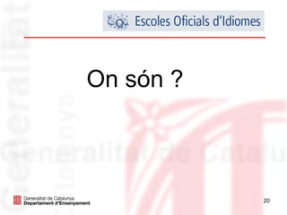 On són ?



           20
 
