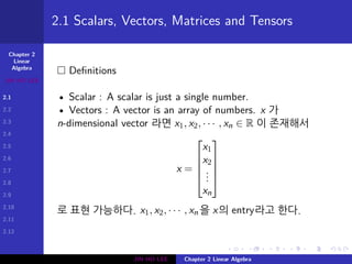 Ch.2 Linear Algebra | PDF