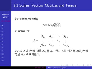 Ch.2 Linear Algebra | PDF