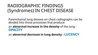 Comprehensive Radiological Diagnosis of Lung Diseases Using Chest X-Ray ...