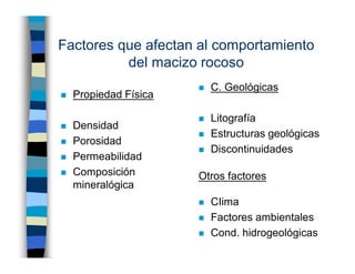 2- macizo rocoso[1].pdf mecanica de rocas | PDF