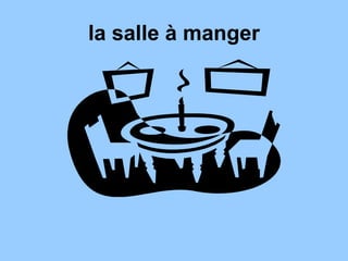 la salle à manger
 
