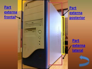 Part
externa
frontal
Part
externa
lateral
Part
externa
posterior
 