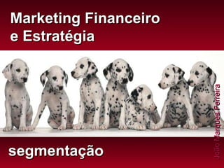 João Marques Ferreira Marketing Financeiro e Estratégia segmentação 