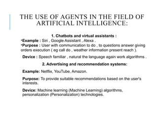 Suitable Agent Intelligent agents. Agent concept and types. Agent environment ...