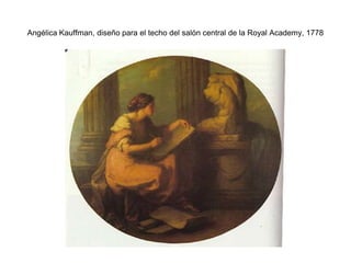 Angélica Kauffman, diseño para el techo del salón central de la Royal Academy, 1778