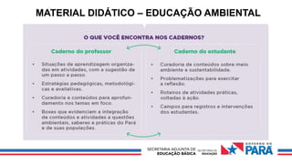 MATERIAL DIDÁTICO – EDUCAÇÃO AMBIENTAL
 