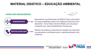 MATERIAL DIDÁTICO – EDUCAÇÃO AMBIENTAL
 