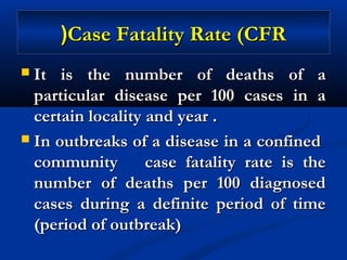 2 measurements in epidemiology(1) | PPT