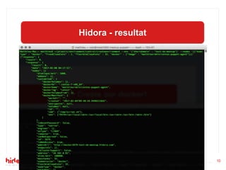 10
Hidora - resultat
 
